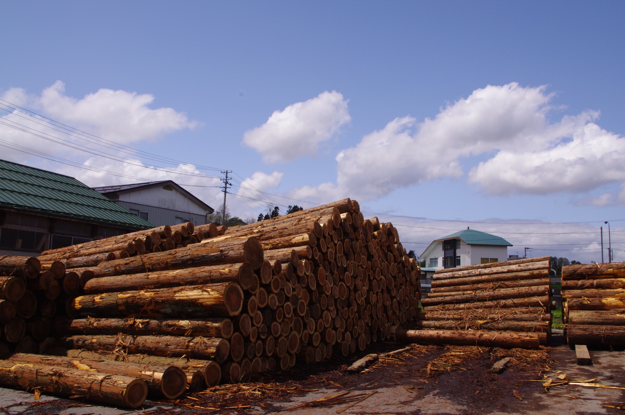貯木場